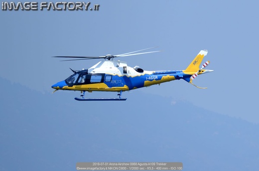 2018-07-01 Arona Airshow 0868 Agusta A109 Trekker